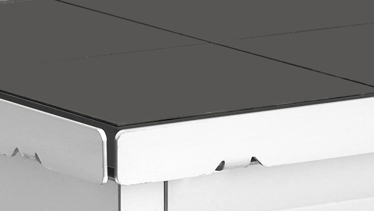 Stora gjutgärnsplattor