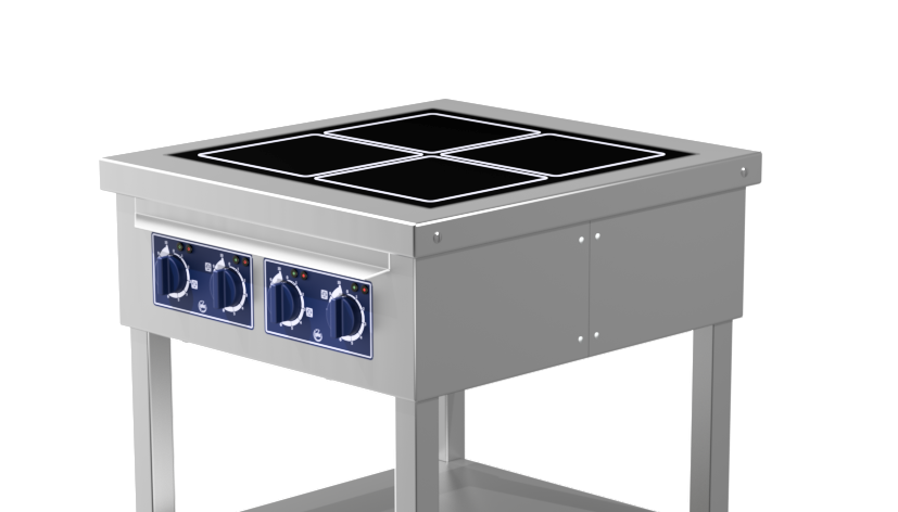 21x21 cm, 4 kW Firkantede zoner