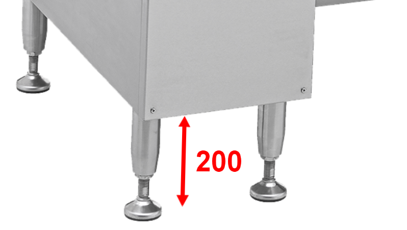 200 mm ground clearance